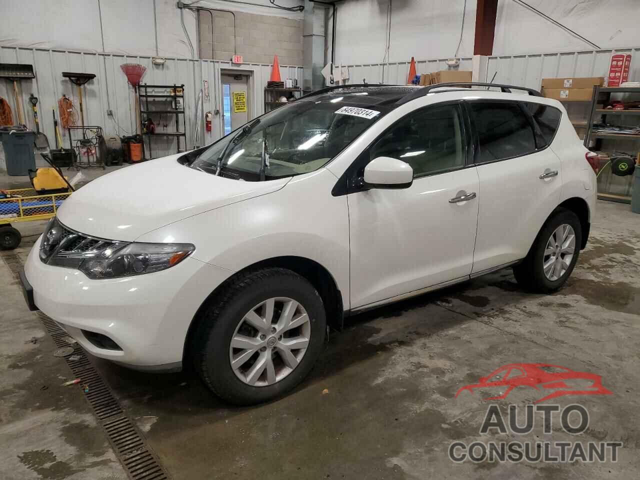 NISSAN MURANO 2012 - JN8AZ1MU5CW105328
