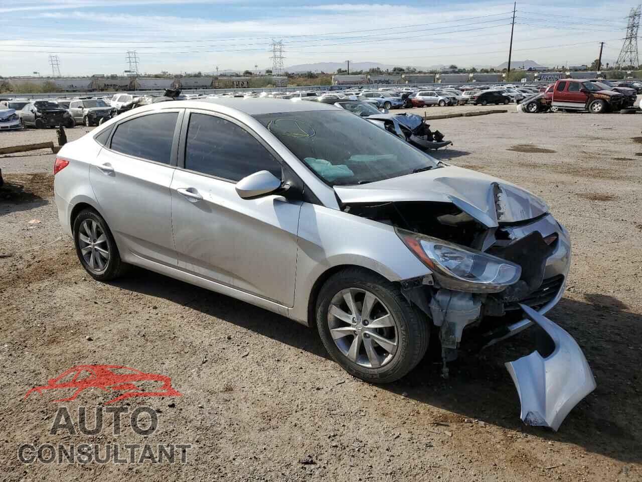 HYUNDAI ACCENT 2012 - KMHCU4AE2CU056596