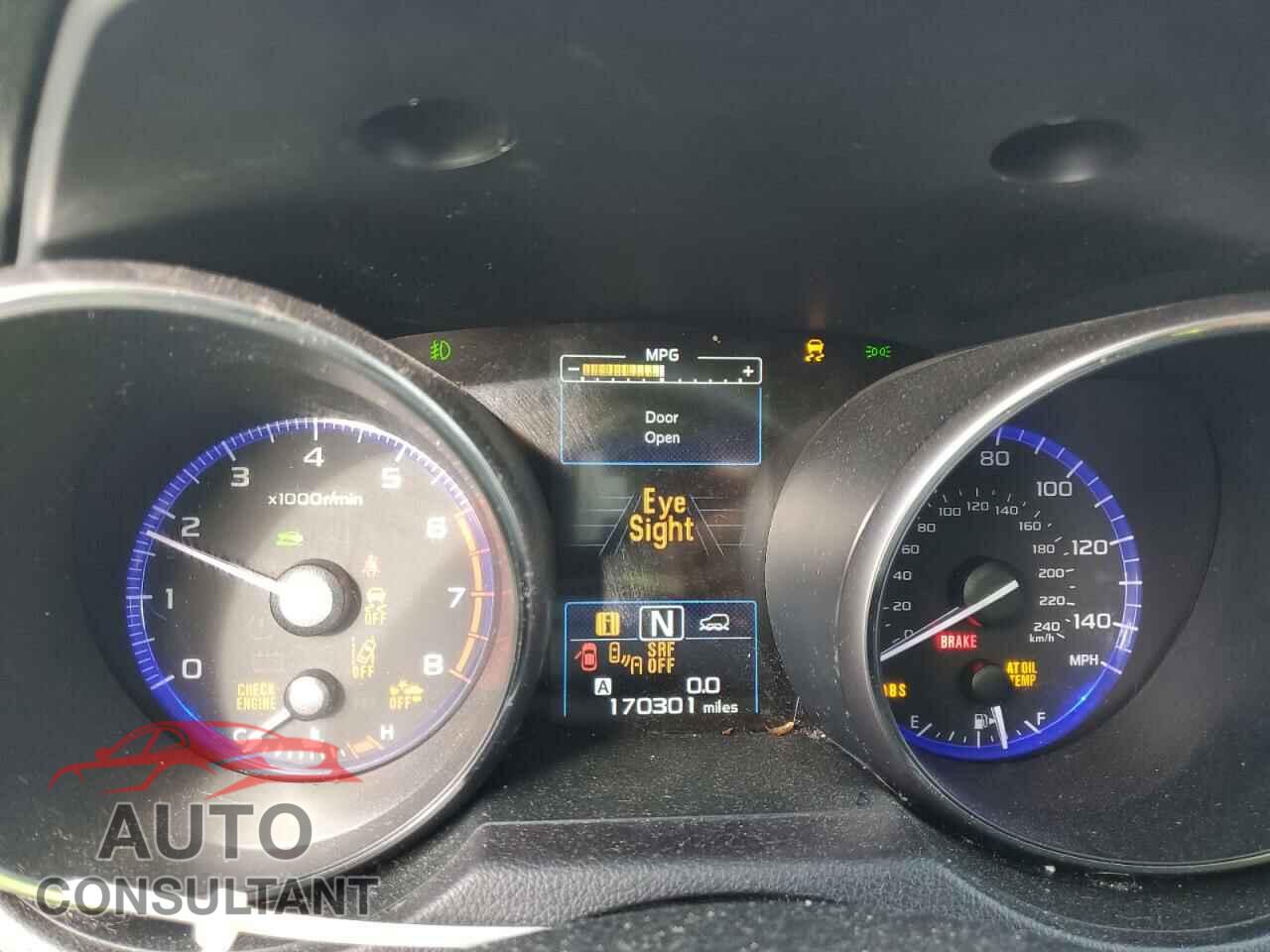 SUBARU OUTBACK 2016 - 4S4BSBNC0G3254801