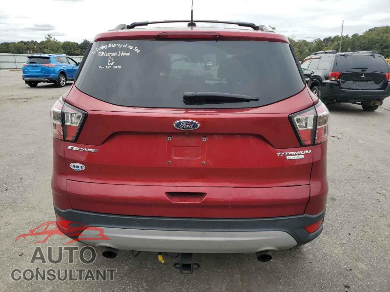 FORD ESCAPE 2017 - 1FMCU0JD4HUB56254