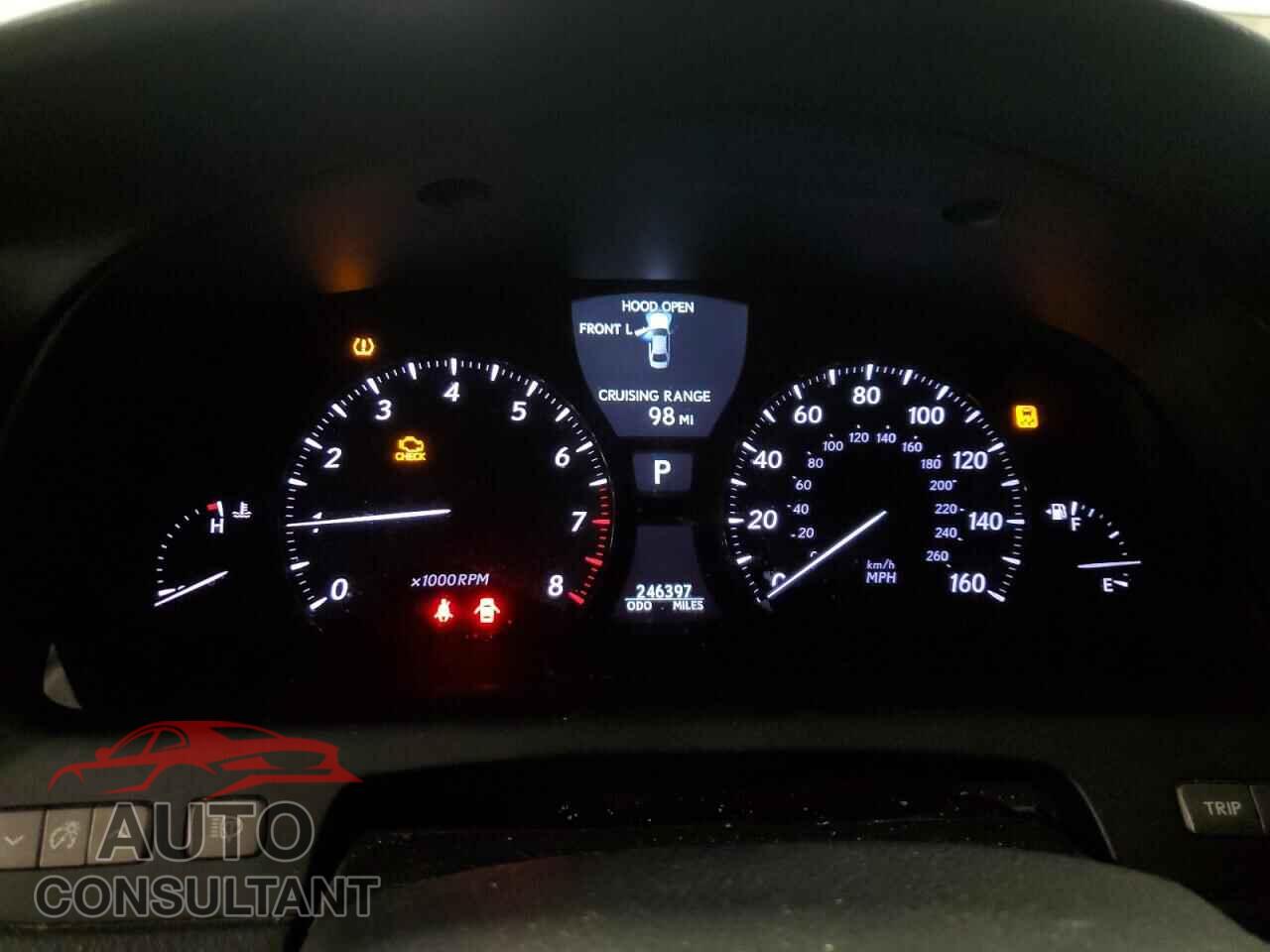 LEXUS LS460 2010 - JTHDL5EF8A5001208