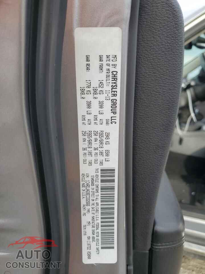 DODGE DURANGO 2014 - 1C4RDJAG9EC332666
