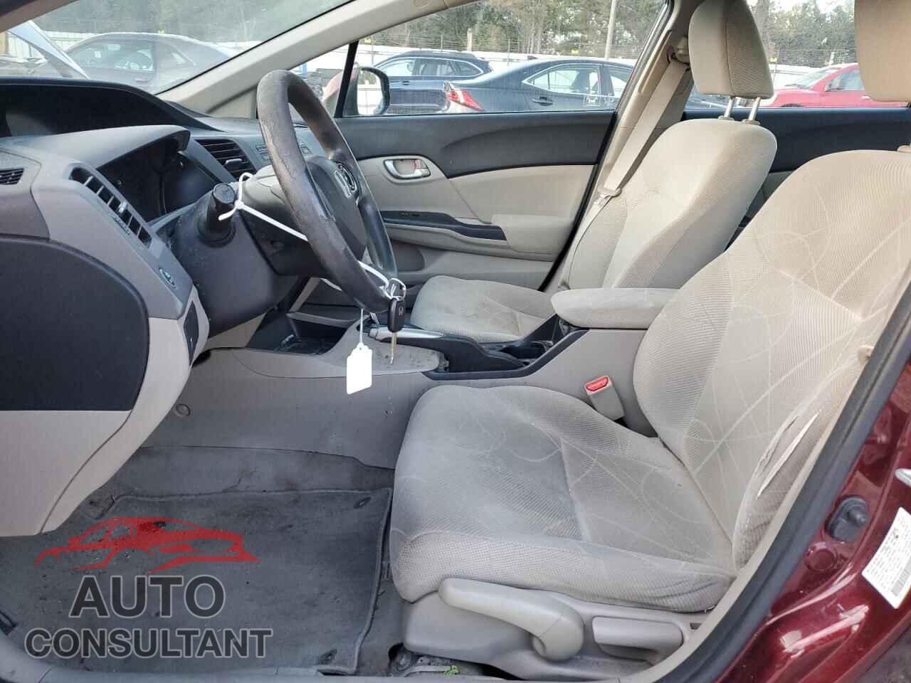 HONDA CIVIC 2012 - JHMFB2F55CS001171