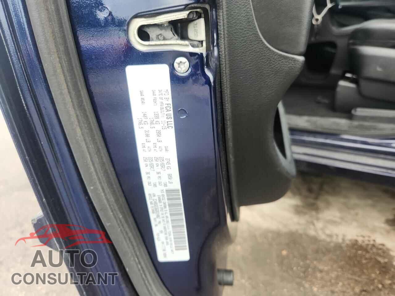 DODGE CARAVAN 2016 - 2C4RDGEG6GR224867