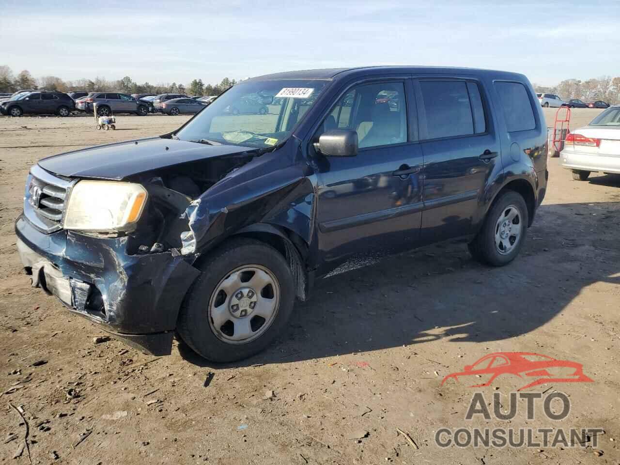 HONDA PILOT 2012 - 5FNYF4H23CB019064