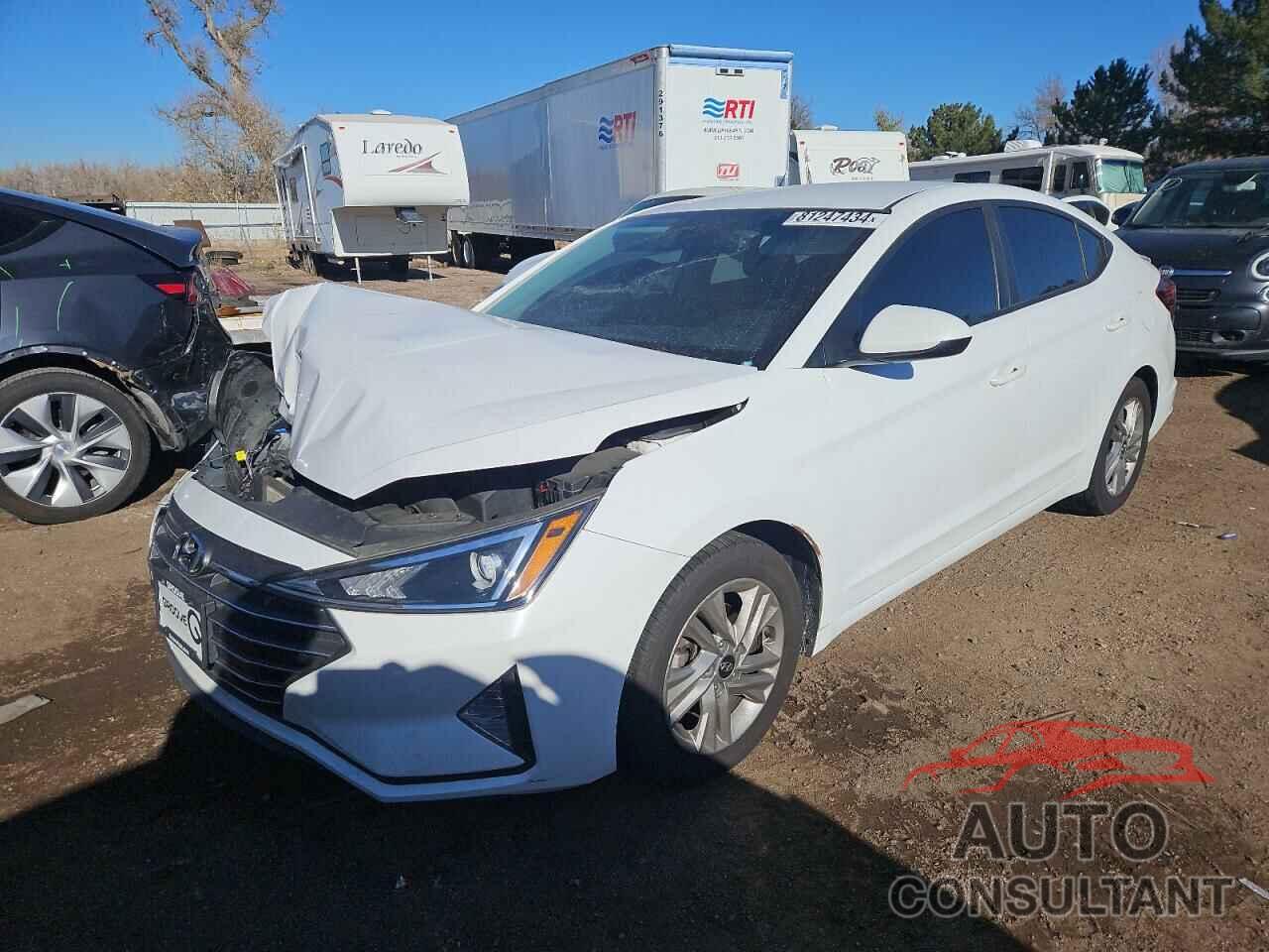 HYUNDAI ELANTRA 2020 - 5NPD84LF4LH557261