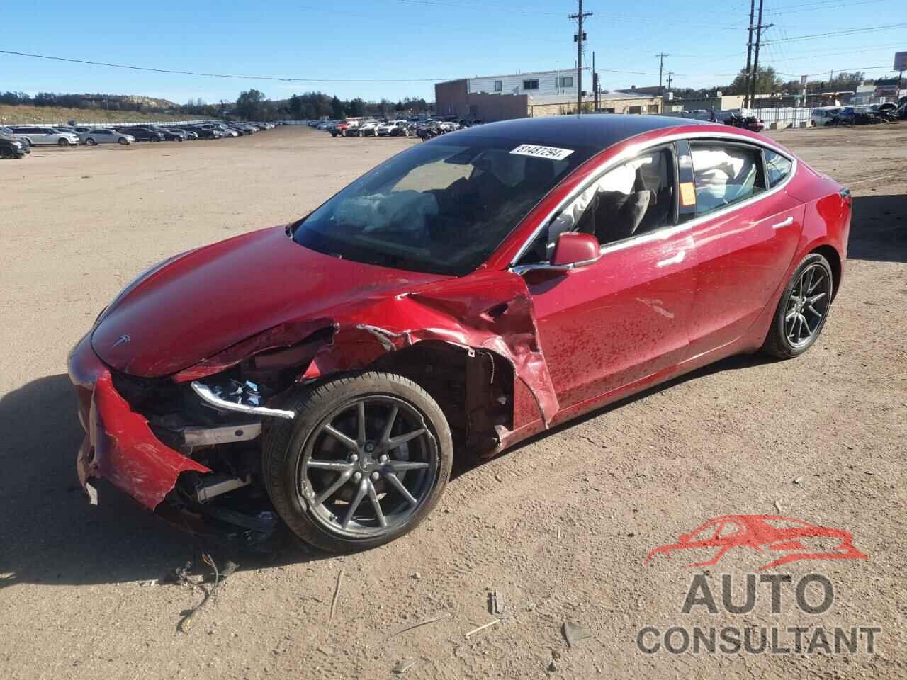 TESLA MODEL 3 2019 - 5YJ3E1EBXKF496797