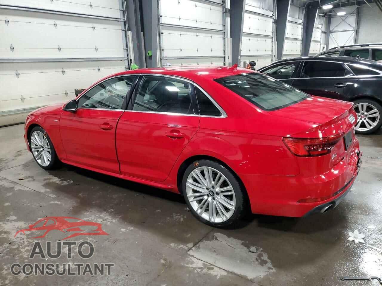 AUDI A4 2017 - WAUENAF4XHN037592