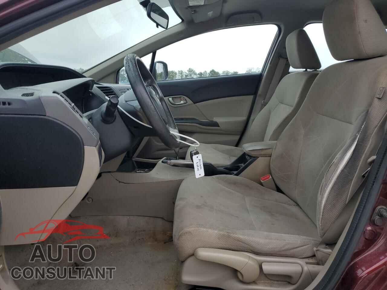 HONDA CIVIC 2012 - 19XFB2F56CE089412