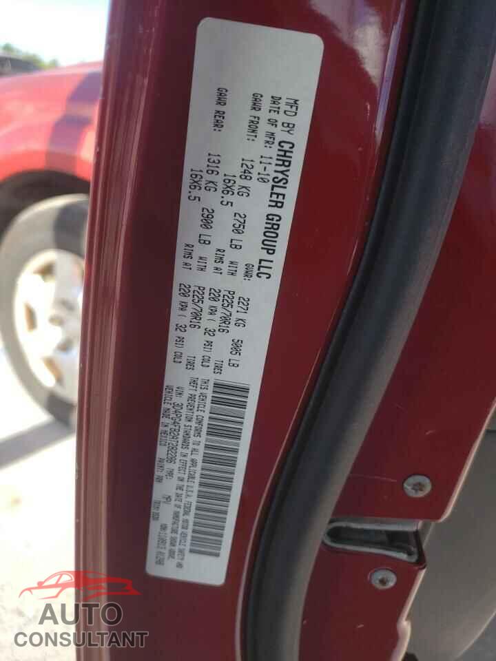 DODGE JOURNEY 2010 - 3D4PG4FB2AT282286