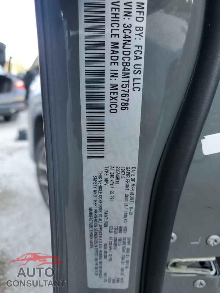 JEEP COMPASS 2021 - 3C4NJDCB4MT576786