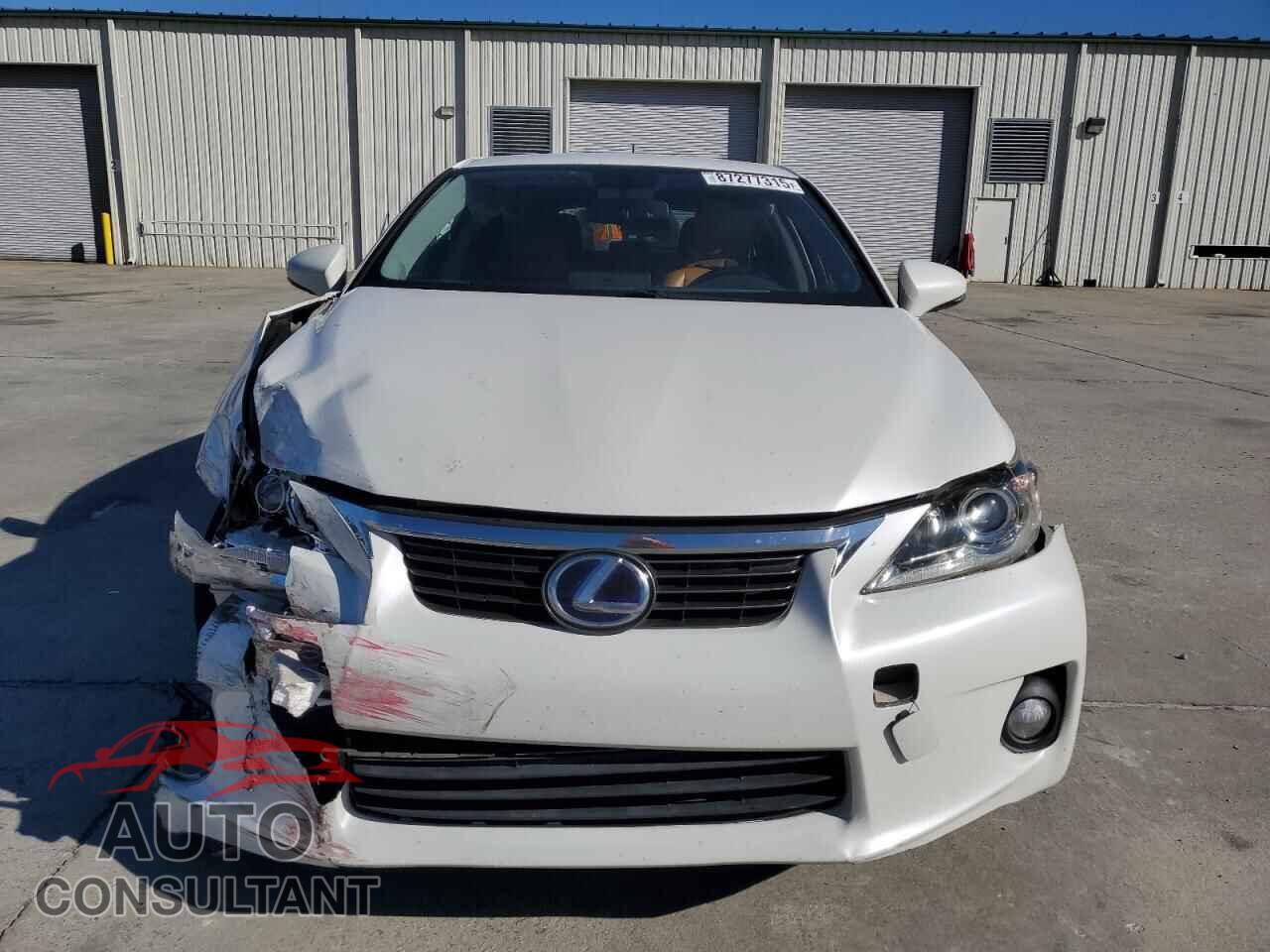 LEXUS CT 200 2012 - JTHKD5BH5C2096843