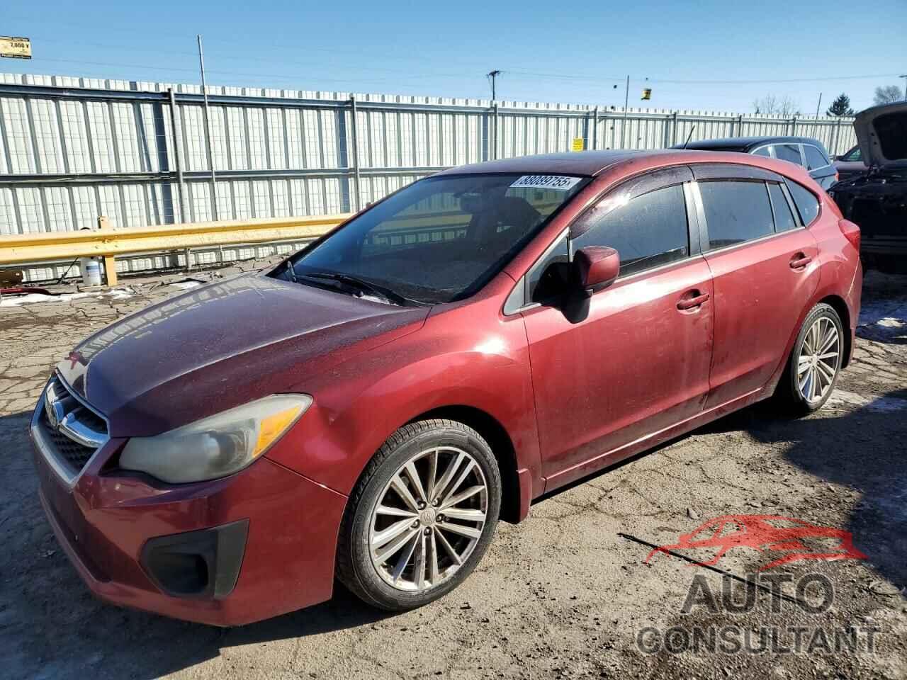 SUBARU IMPREZA 2012 - JF1GPAD62CH228334