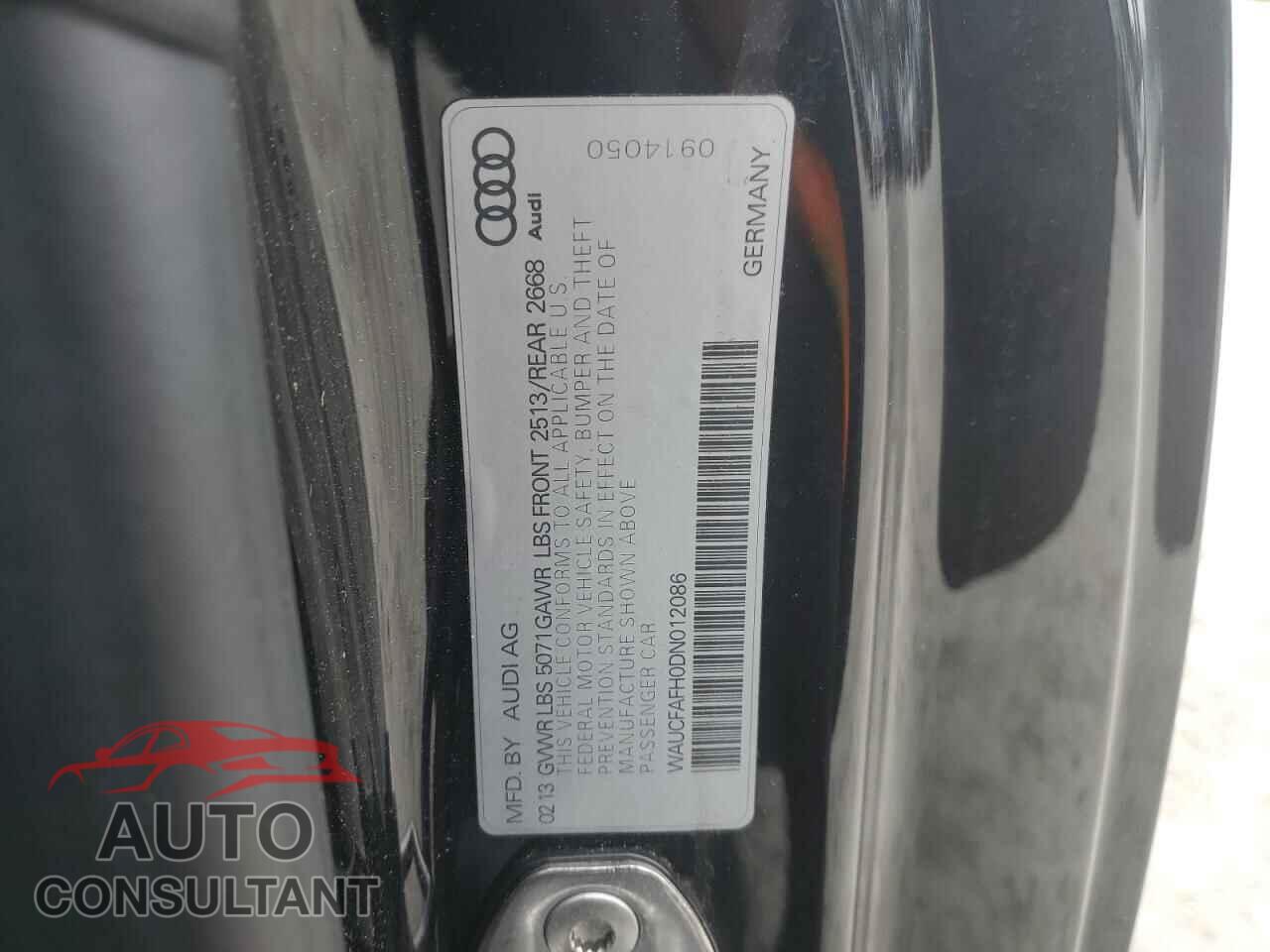 AUDI A5 2013 - WAUCFAFH0DN012086