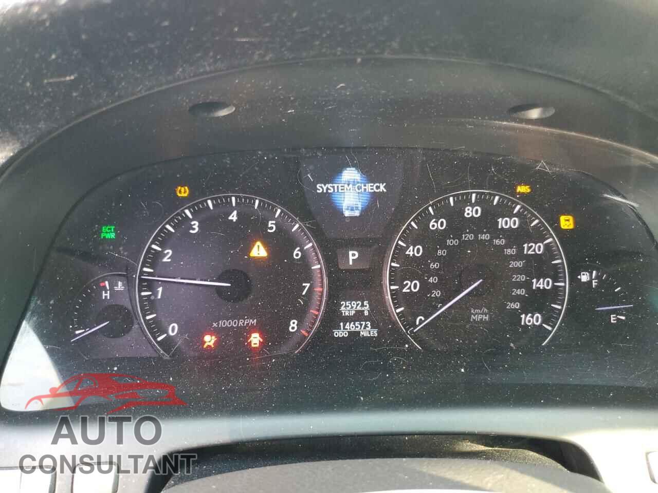 LEXUS LS460 2012 - JTHGL5EF0C5045901
