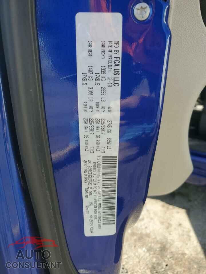DODGE CARAVAN 2019 - 2C4RDGBG8KR603169