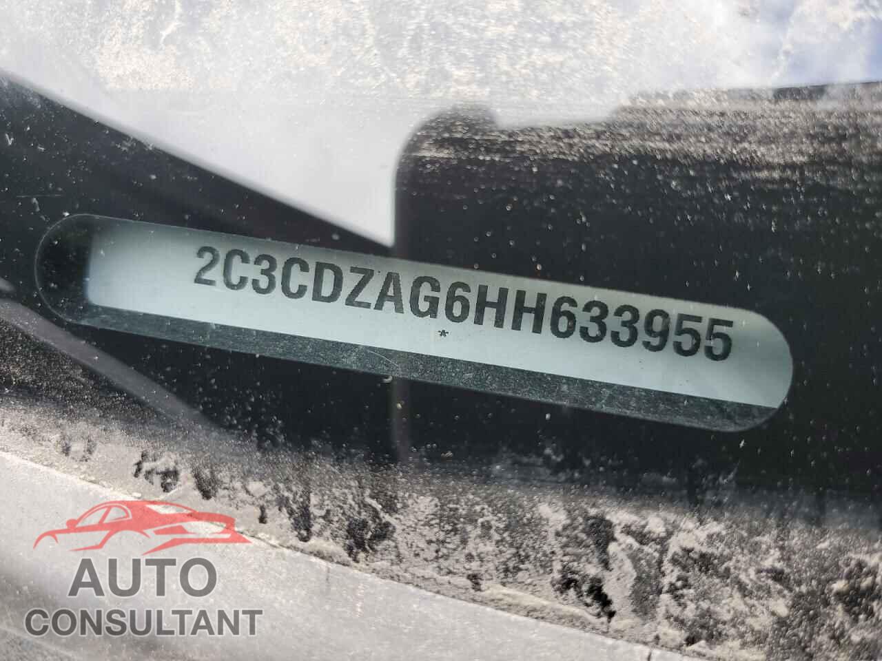 DODGE CHALLENGER 2017 - 2C3CDZAG6HH633955