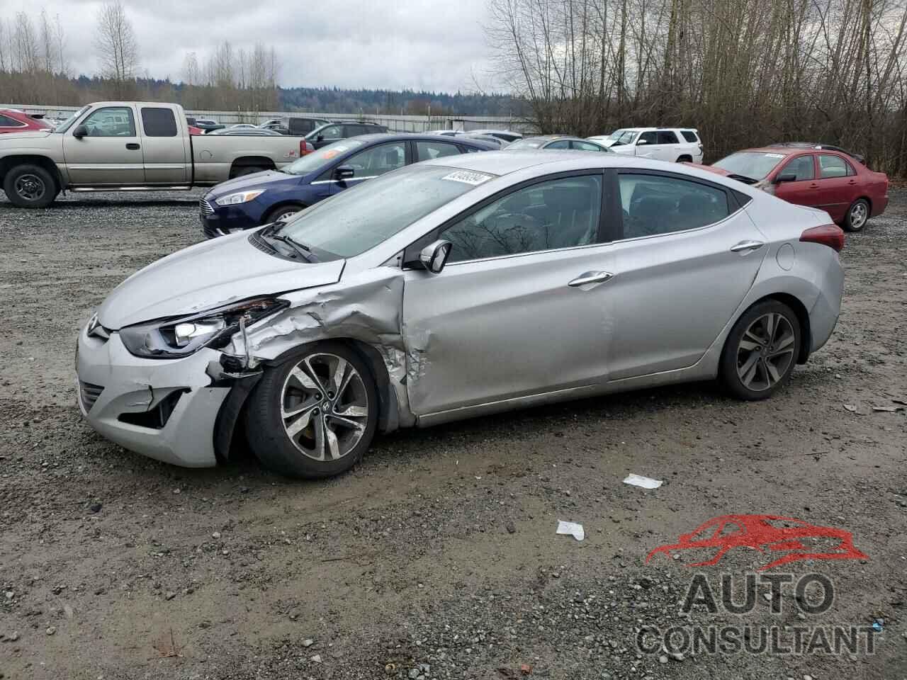 HYUNDAI ELANTRA 2014 - KMHDH4AE4EU166416