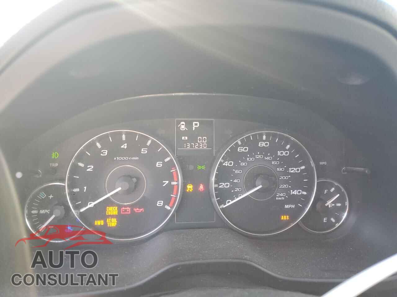 SUBARU OUTBACK 2012 - 4S4BRBCC1C3249616