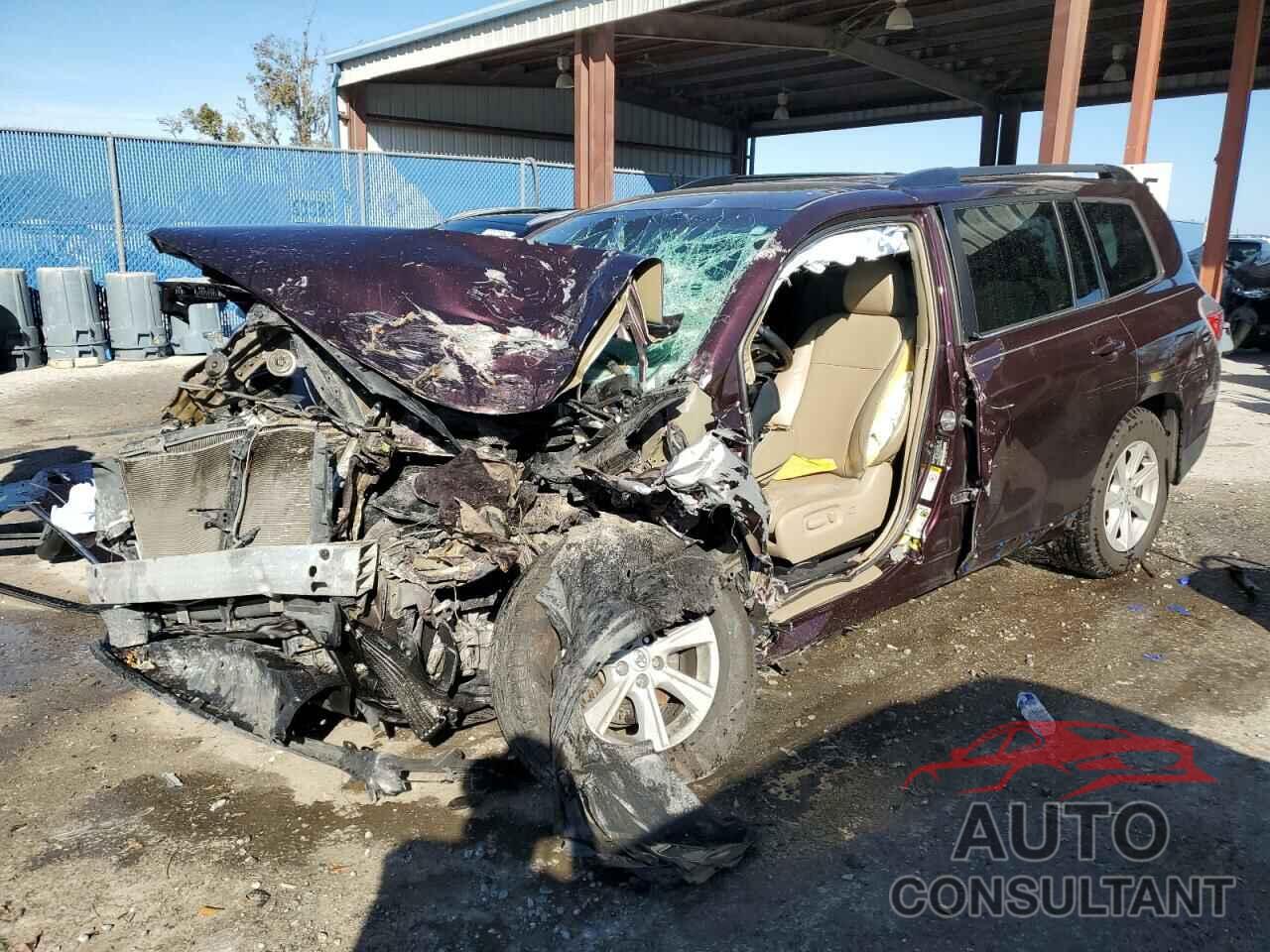 TOYOTA HIGHLANDER 2013 - 5TDZK3EH8DS132718