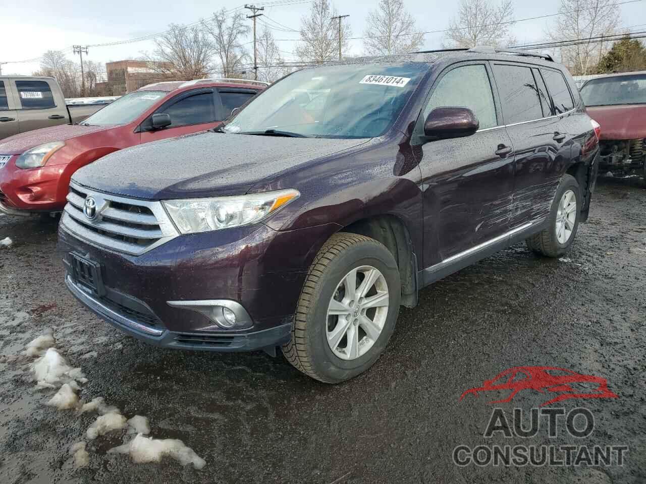 TOYOTA HIGHLANDER 2013 - 5TDBK3EH9DS214104