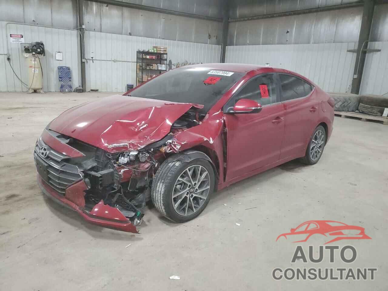 HYUNDAI ELANTRA 2019 - KMHD84LF8KU781844