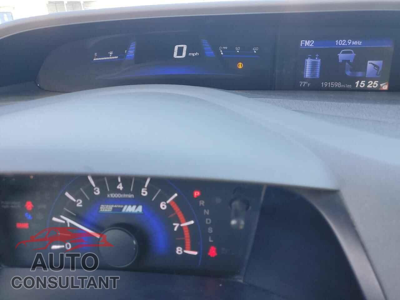 HONDA CIVIC 2012 - JHMFB4F29CS008657
