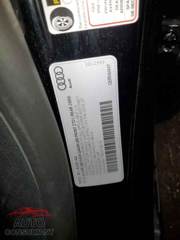 AUDI A7 2013 - WAU2GAFC7DN075215