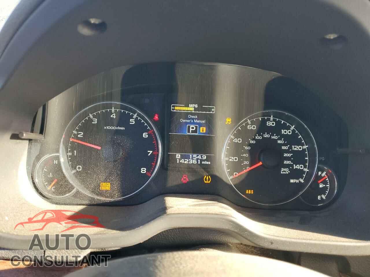 SUBARU OUTBACK 2013 - 4S4BRCKC4D3302155