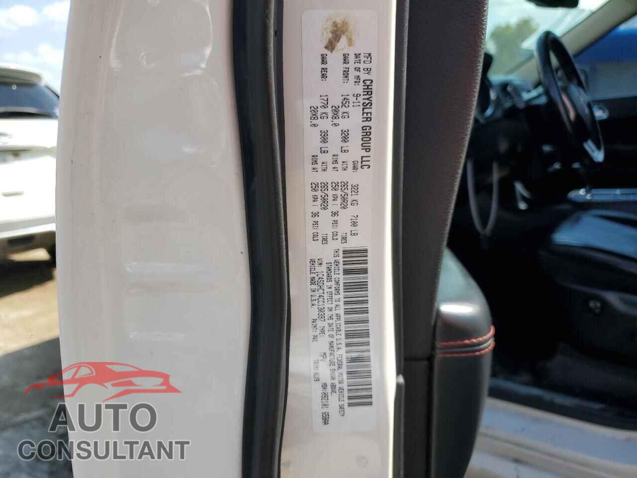 DODGE DURANGO 2012 - 1C4SDHCT4CC130397