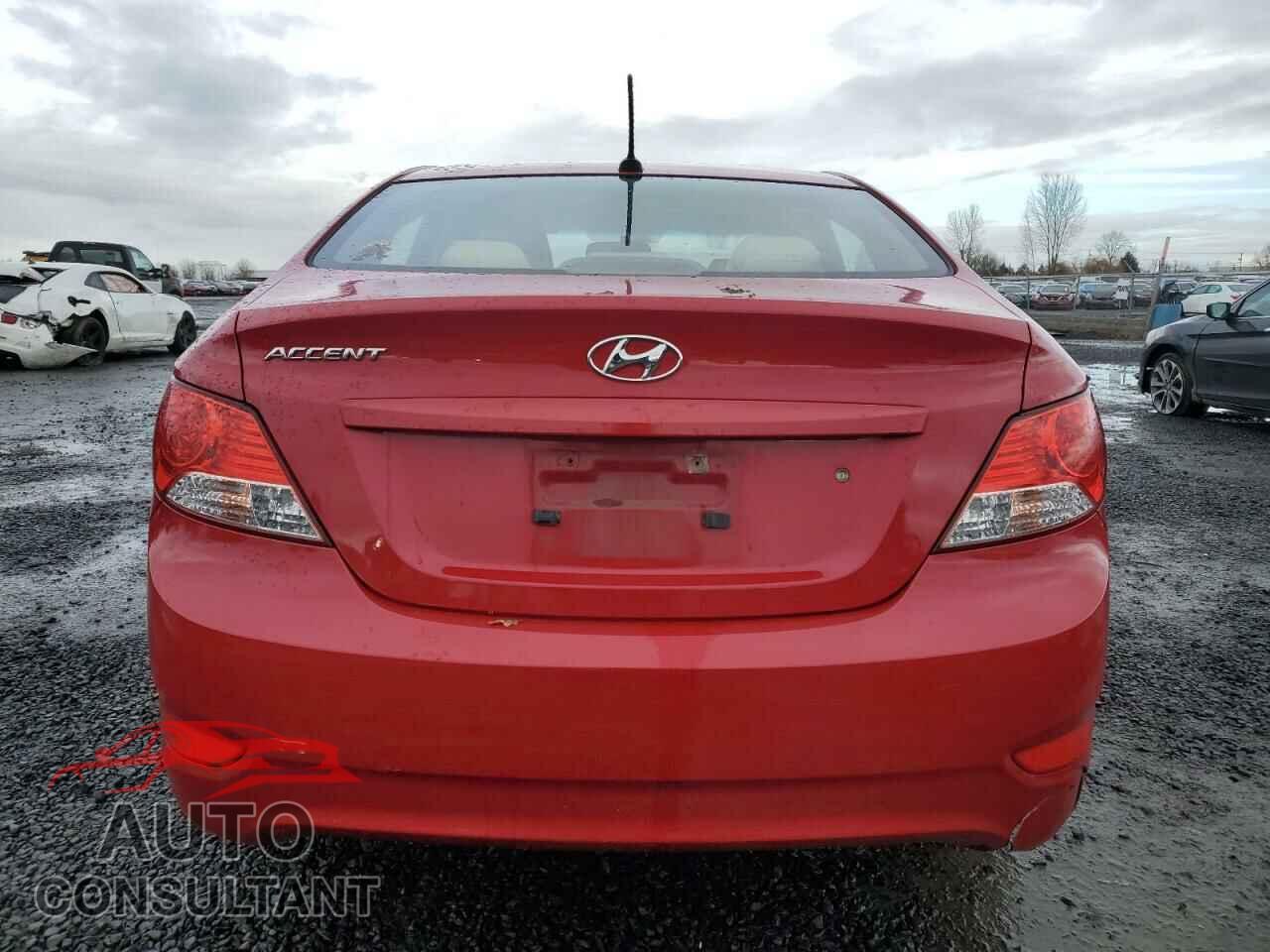 HYUNDAI ACCENT 2012 - KMHCU4AE4CU085999