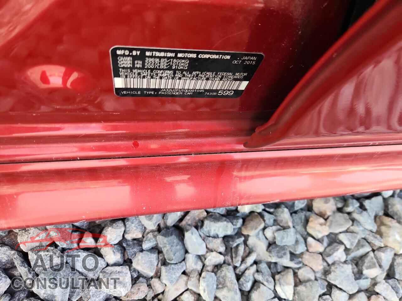 MITSUBISHI LANCER 2016 - JA32U2FU1GU001095