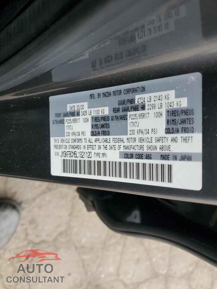 MAZDA CX-5 2020 - JM3KFBCM5L1821120