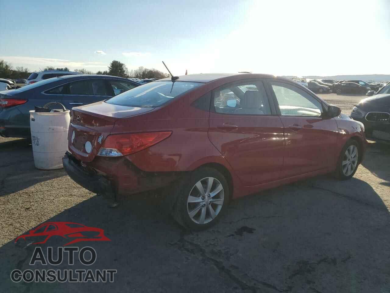 HYUNDAI ACCENT 2012 - KMHCU4AEXCU164058
