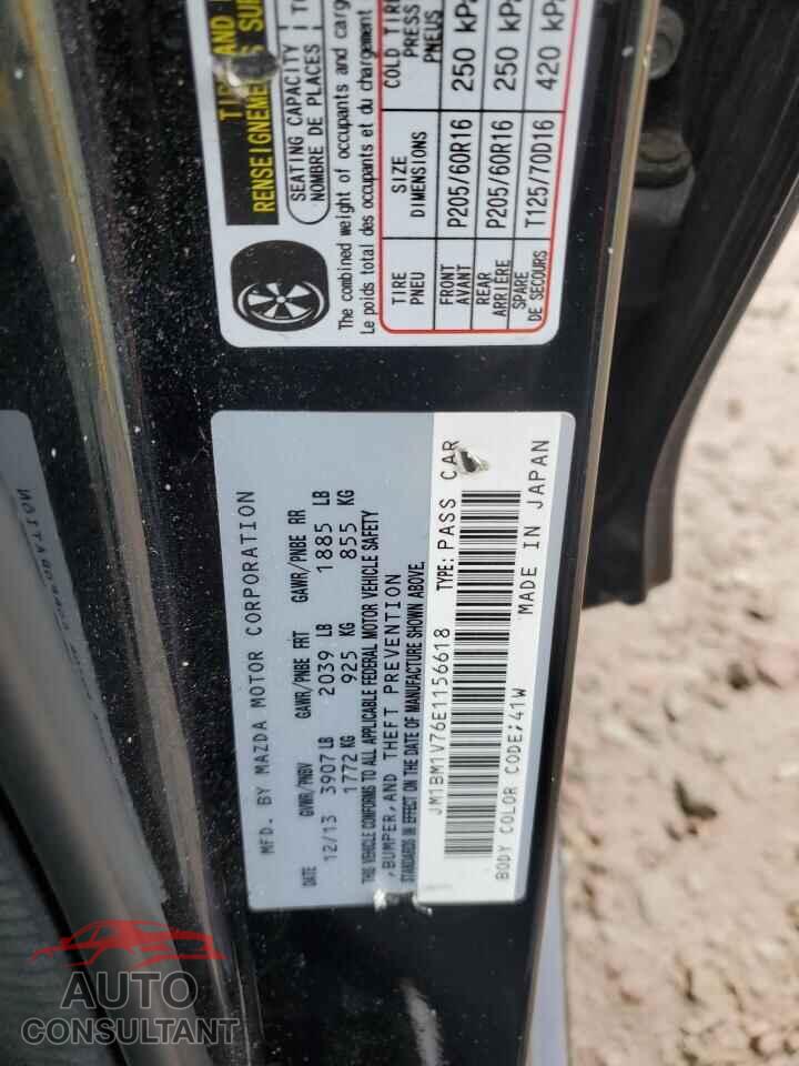 MAZDA 3 2014 - JM1BM1V76E1156618