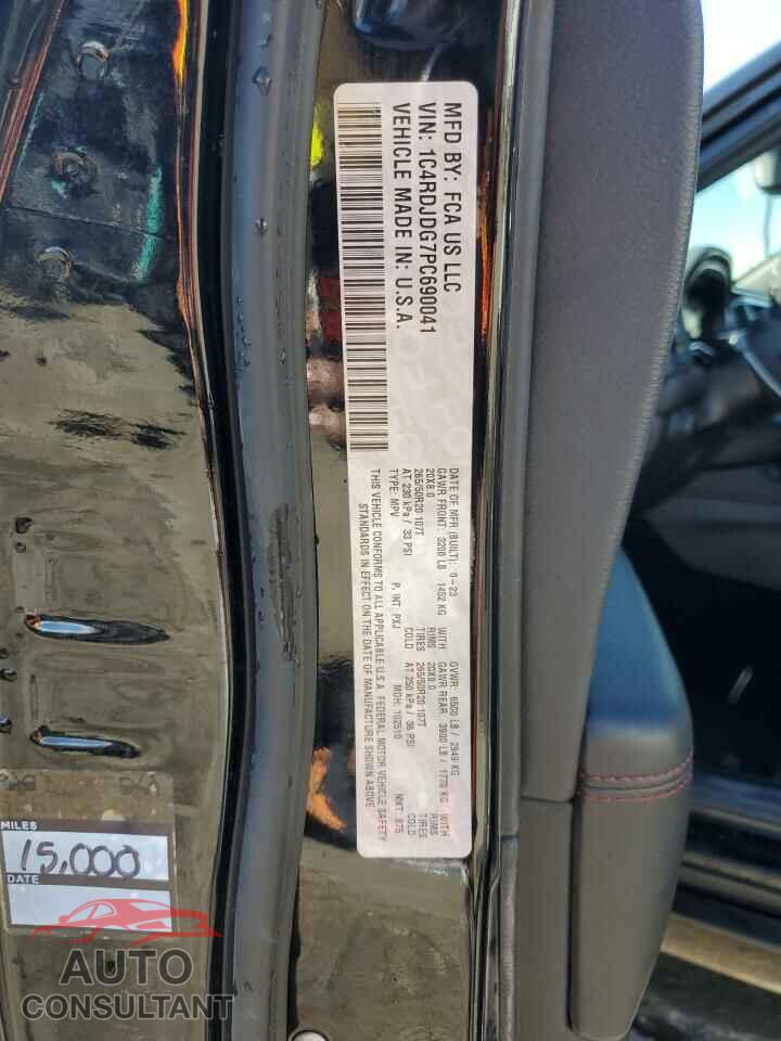 DODGE DURANGO 2023 - 1C4RDJDG7PC690041