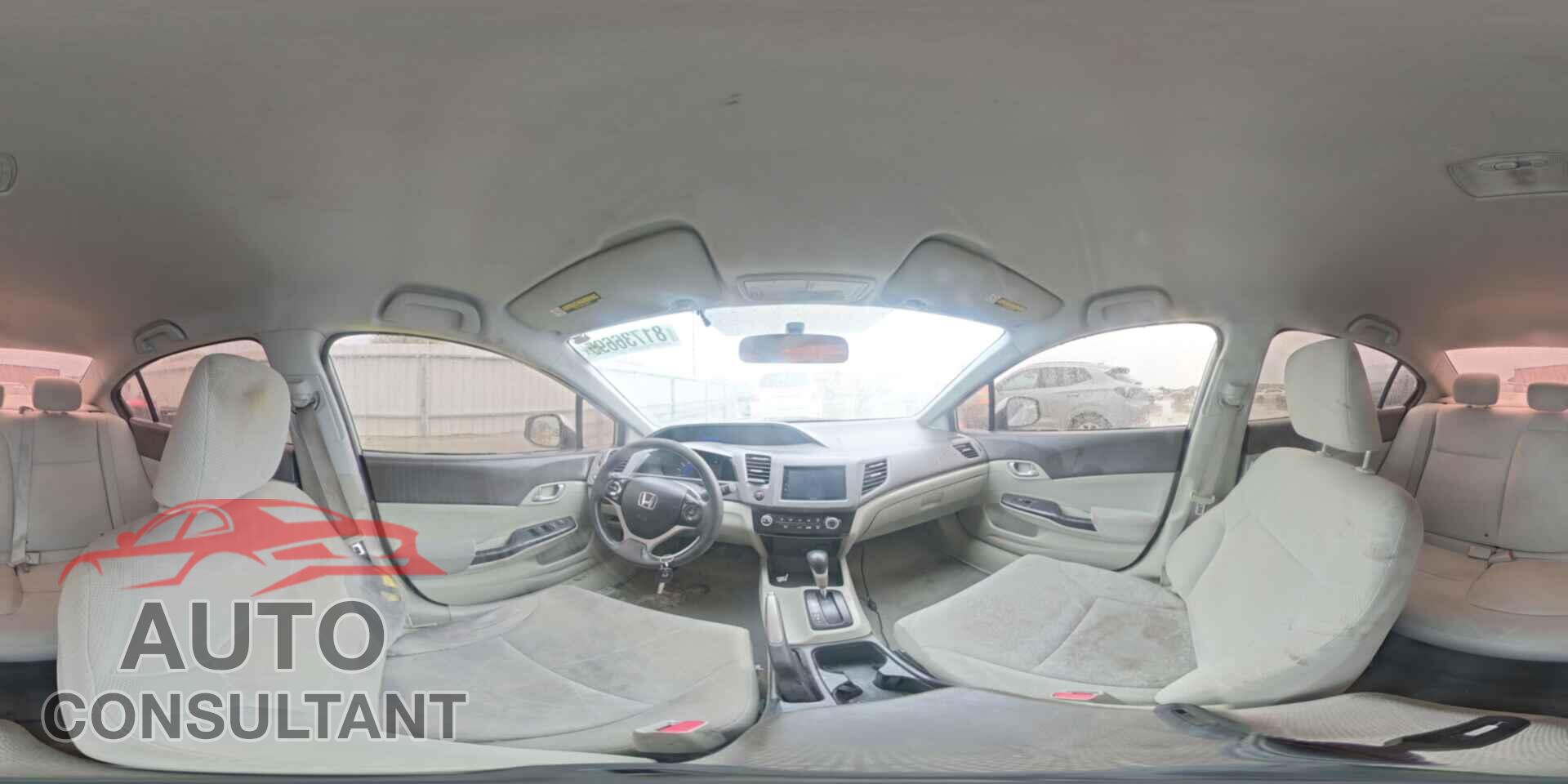 HONDA CIVIC 2012 - 19XFB2F57CE359750