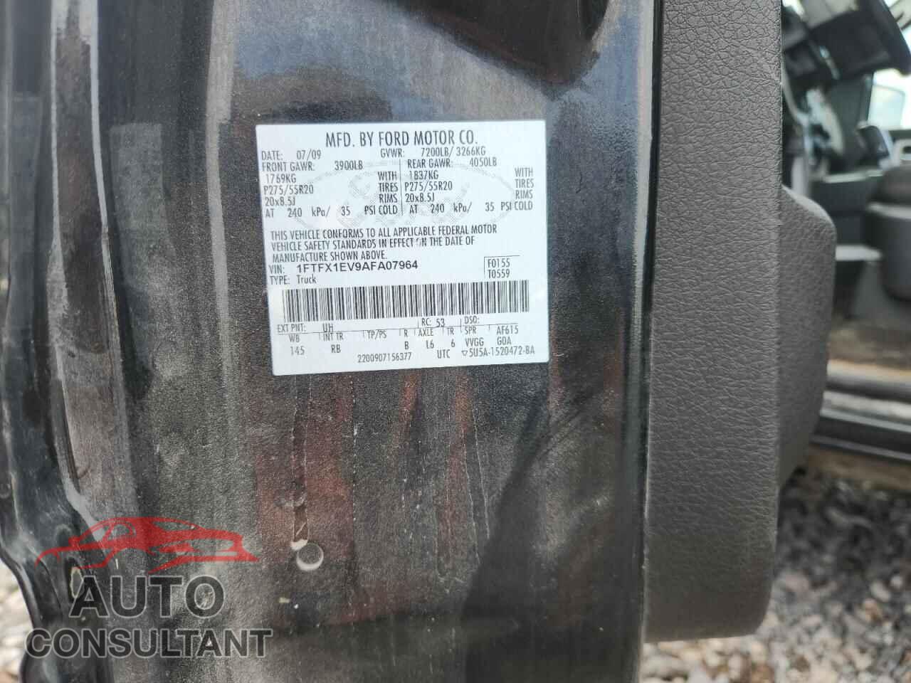 FORD F-150 2010 - 1FTFX1EV9AFA07964