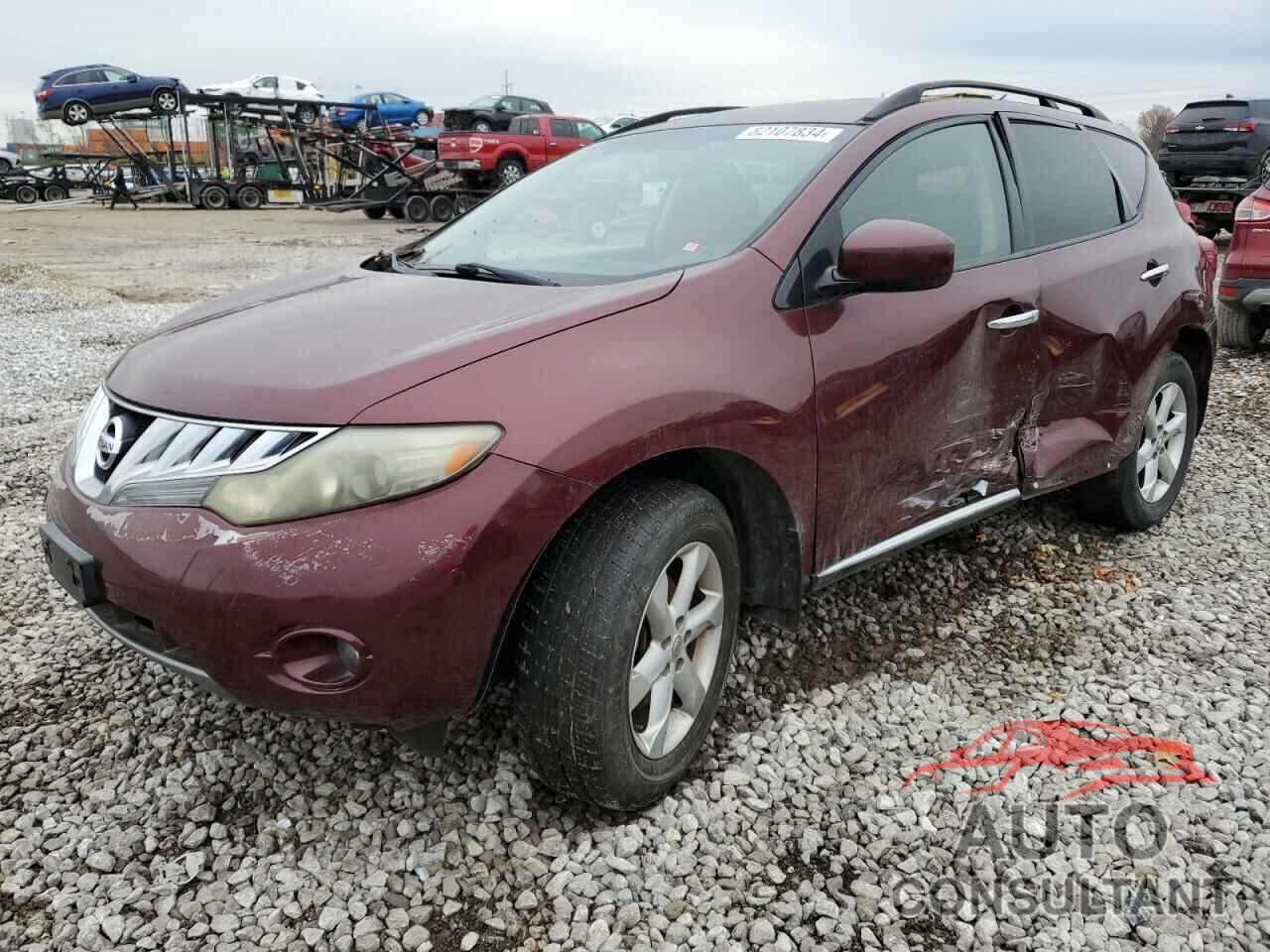 NISSAN MURANO 2009 - JN8AZ18U59W029435