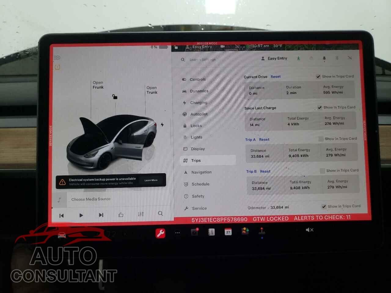 TESLA MODEL 3 2023 - 5YJ3E1EC8PF578690