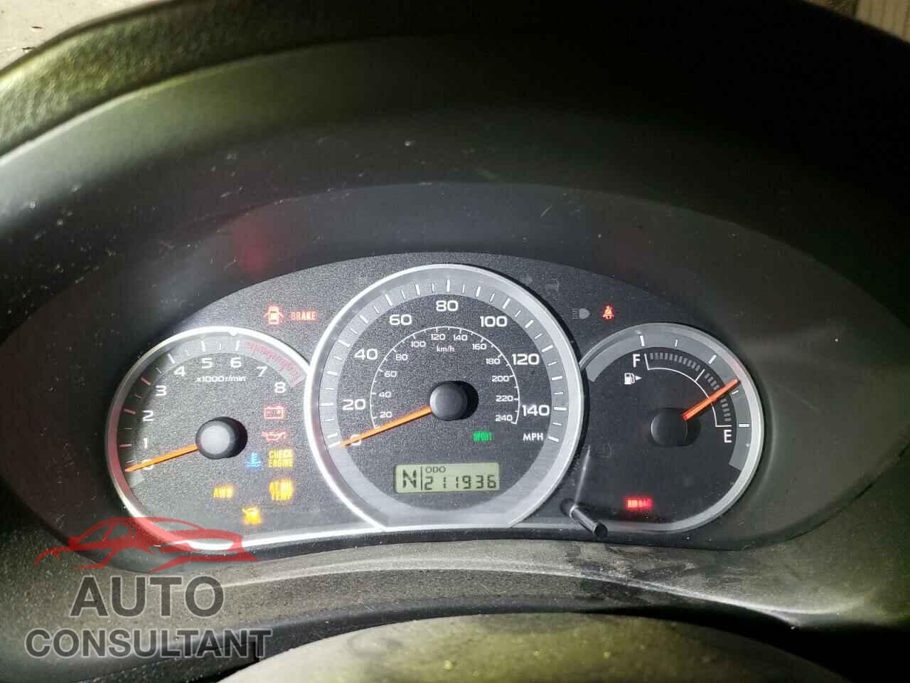 SUBARU IMPREZA 2011 - JF1GH6B69BH822589