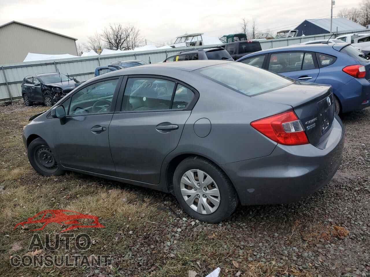HONDA CIVIC 2012 - 19XFB2F55CE346656