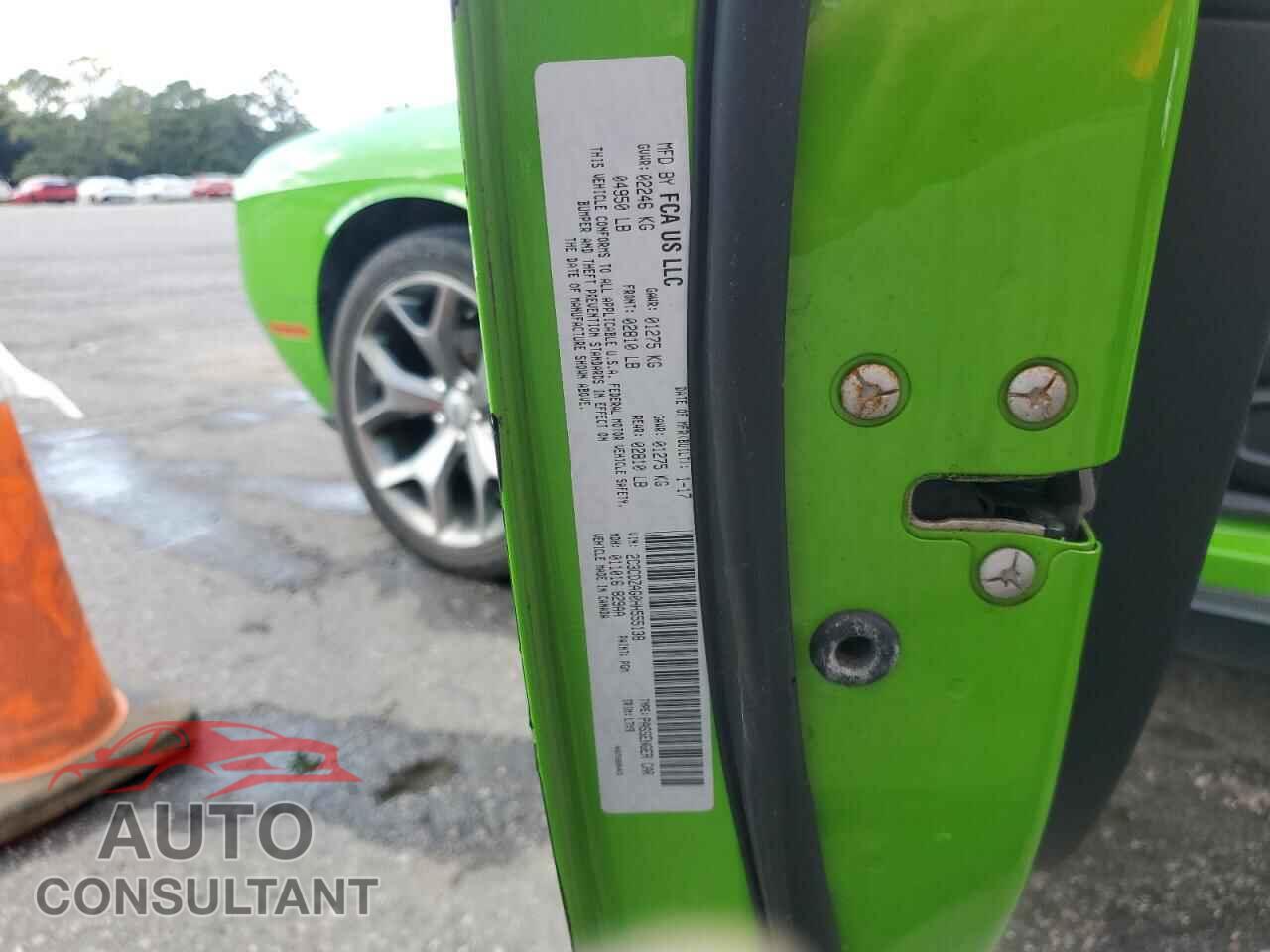 DODGE CHALLENGER 2017 - 2C3CDZAG0HH555138