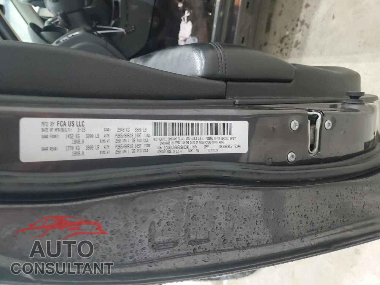 DODGE DURANGO 2015 - 1C4RDJDG8FC801341