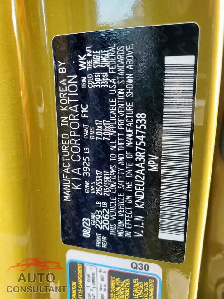 KIA SELTOS 2024 - KNDEU2AA3R7547538