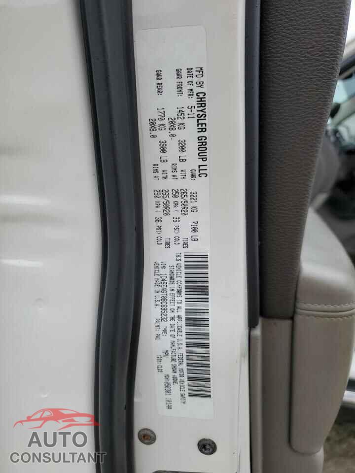 DODGE DURANGO 2011 - 1D4SE4GT0BC695232
