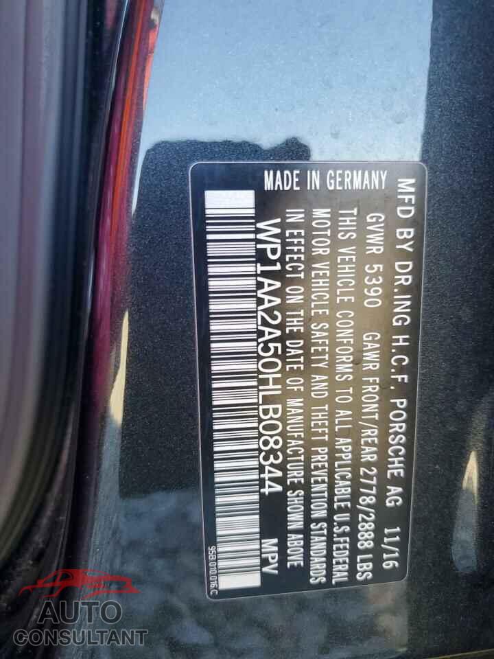 PORSCHE MACAN 2017 - WP1AA2A50HLB08344