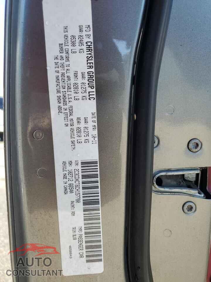 DODGE CHARGER 2012 - 2C3CDXCT6CH157780