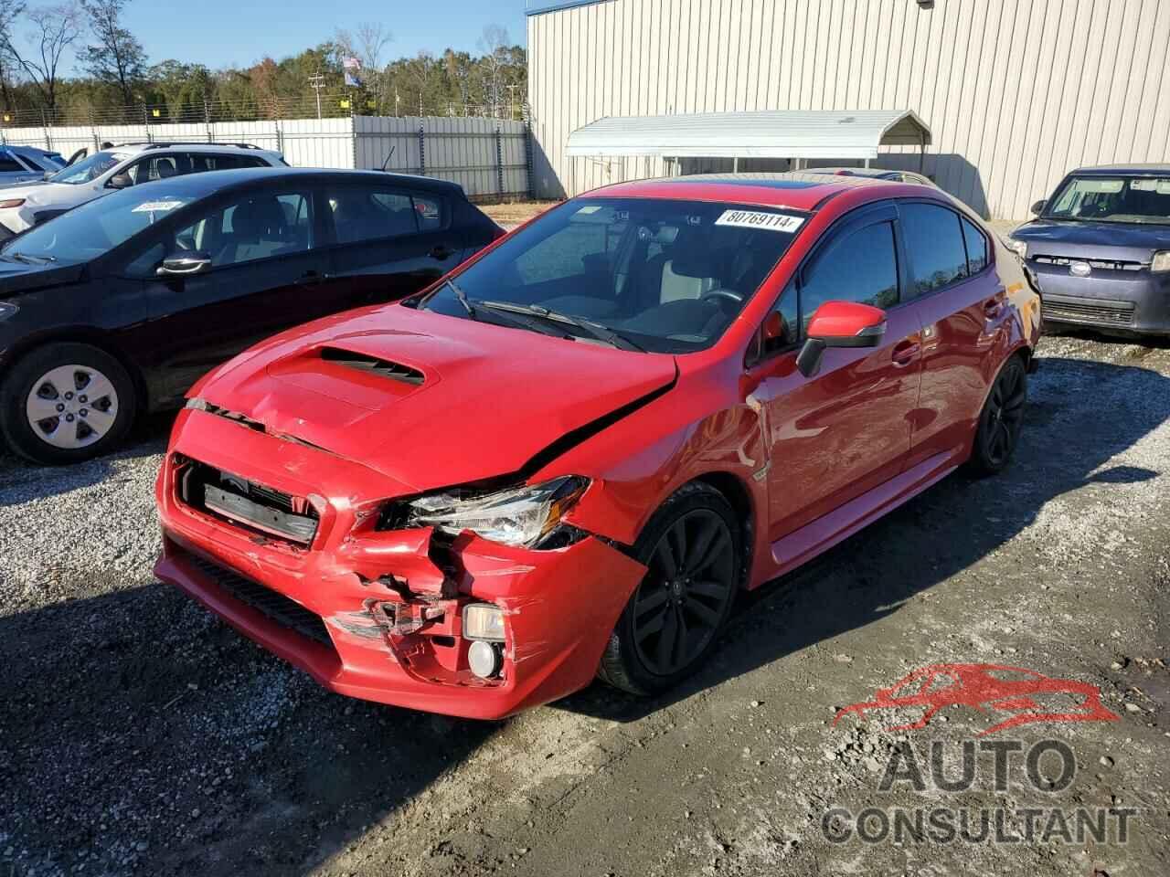 SUBARU WRX 2017 - JF1VA1N69H8813720