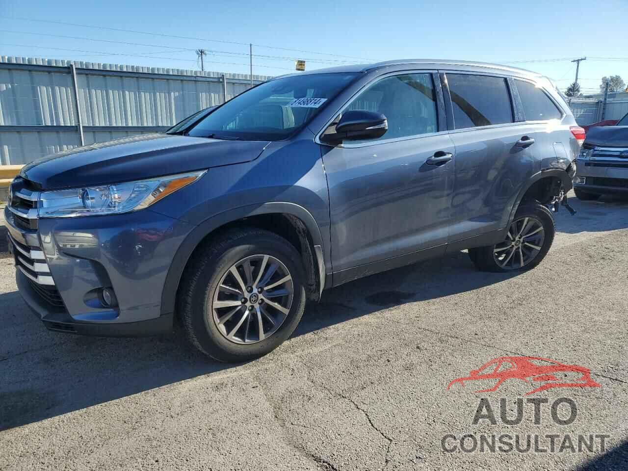 TOYOTA HIGHLANDER 2019 - 5TDJZRFHXKS723639